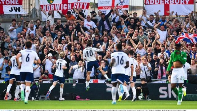 V体育娱乐-赖斯传射格10进球，这支英格兰跟南门时代太不像了