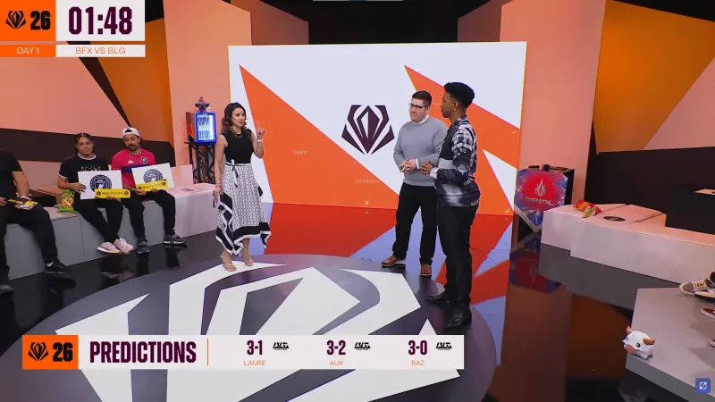 V体育下载-英文流分析台预测BLG和BFX胜负：三人均预测BLG击败BFX